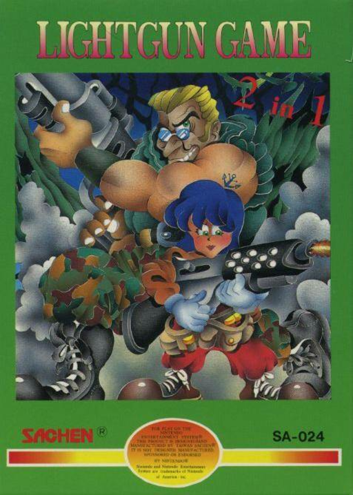 Lightgun Game 2 in 1 - Tough Cop + Super Tough Cop (Asia) (Ja) (Unl) box art